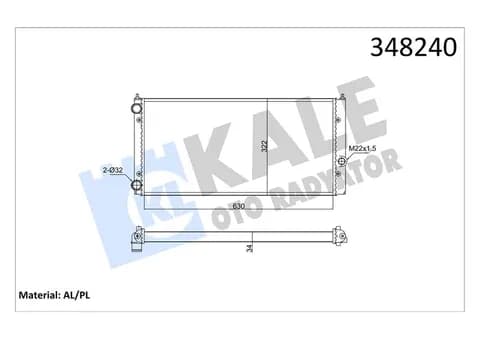 KALE RADYATOR SU RADYATÖRÜ KALE 348240