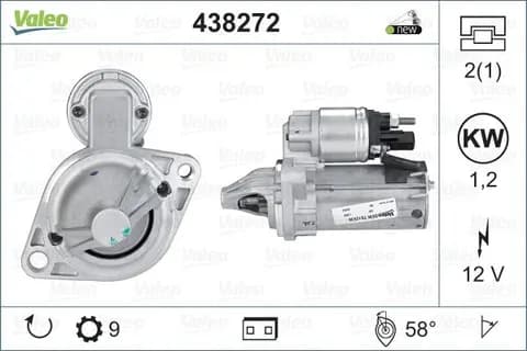 MARŞ MOTORU VALEO 438272